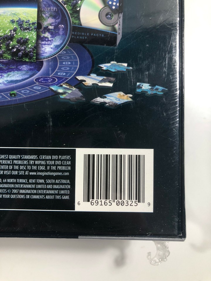 BBC Earth The Interactive DVD Board Game NEW SEALED IN PLASTIC