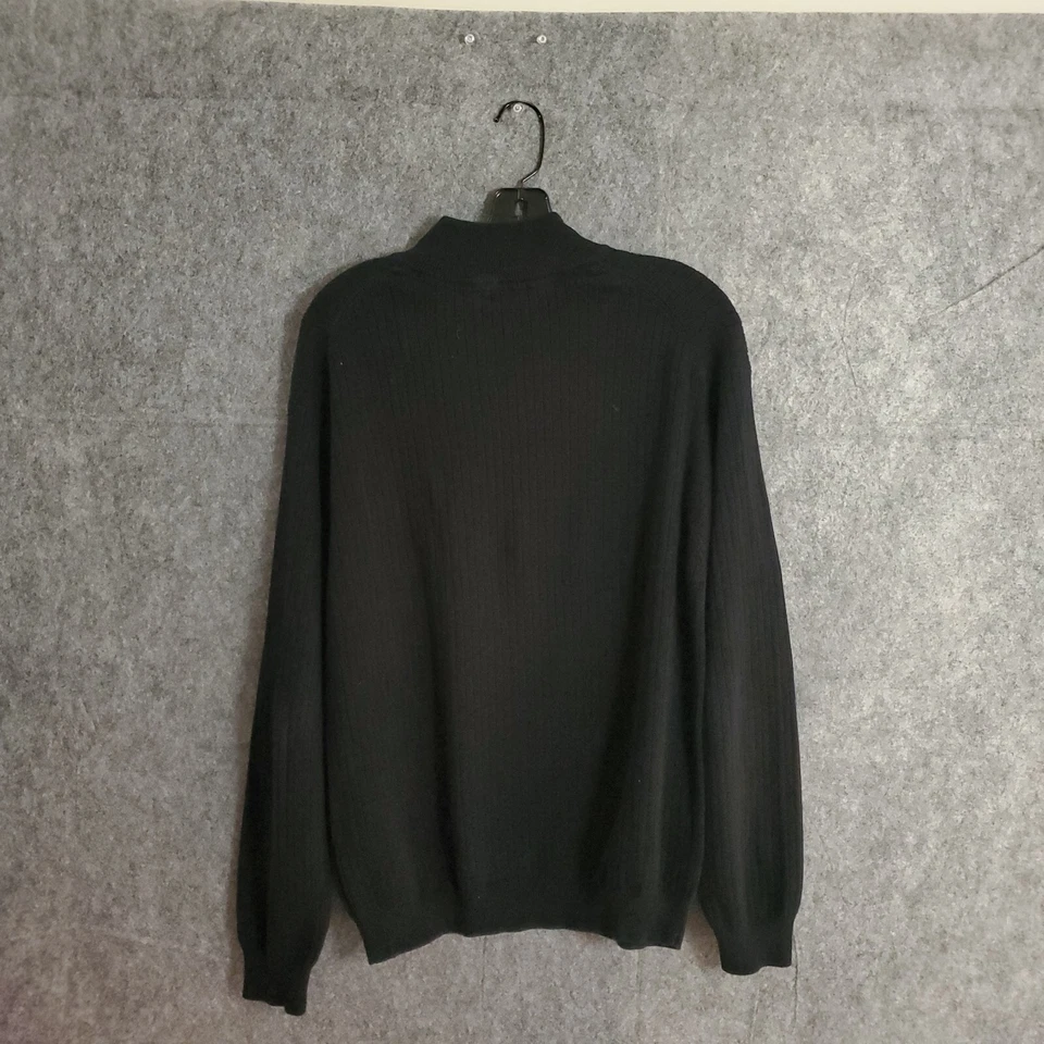 Philadelphia Eagles Pullover Sweater LG 1/4 Zip Golf Cutter & Buck Green L Logo - Image 2 of 4