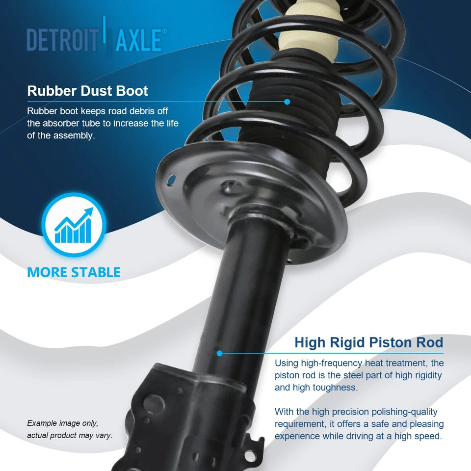 Front Struts Lower Control Arm Sway Bars for 2012 2013 2014 2015 Toyota Prius C - Image 4 of 4