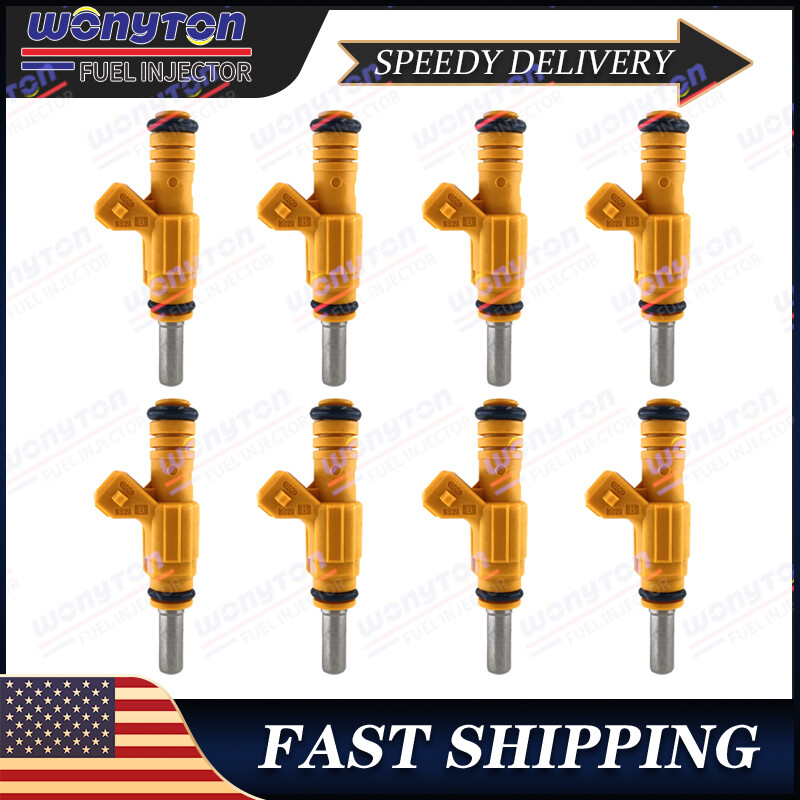 Set of 8 Fuel Injectors For Ferrari 599 F430 Maserati GranTurismo GranCabrio
