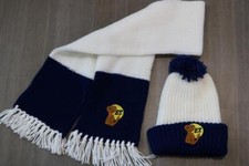 VINTAGE 80s ET ADULT BEANIE HAT KNIT WINTER CAP SCARF SET 1982 UNIVERSAL STUDIOS