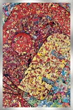 Iron Man Metallic Variant Collage Print Mr. Garcin Grey Matter Bottleneck