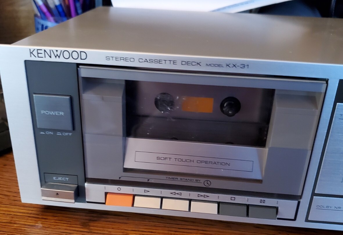 Kenwood KX-31 Stereo Cassette Deck - Made In Japan - FOR