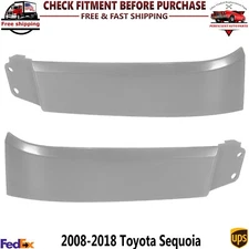 Headlight Filler Painted Gray Driver and Passenger Side For 2008-2018 Toyota Seq