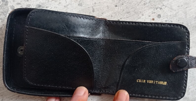 Portefeuille Vintage Années 70 Pierre Balmain - Porte-cartes Et Monnaie, Marron, Occasion
