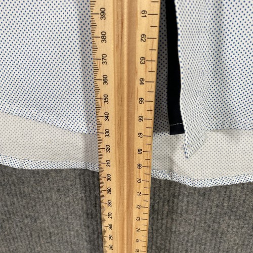 YD Shirt Mens 3XS Blue White Slim Fit Button Up Collar Formal Office Adult NEW R - Picture 8 of 13