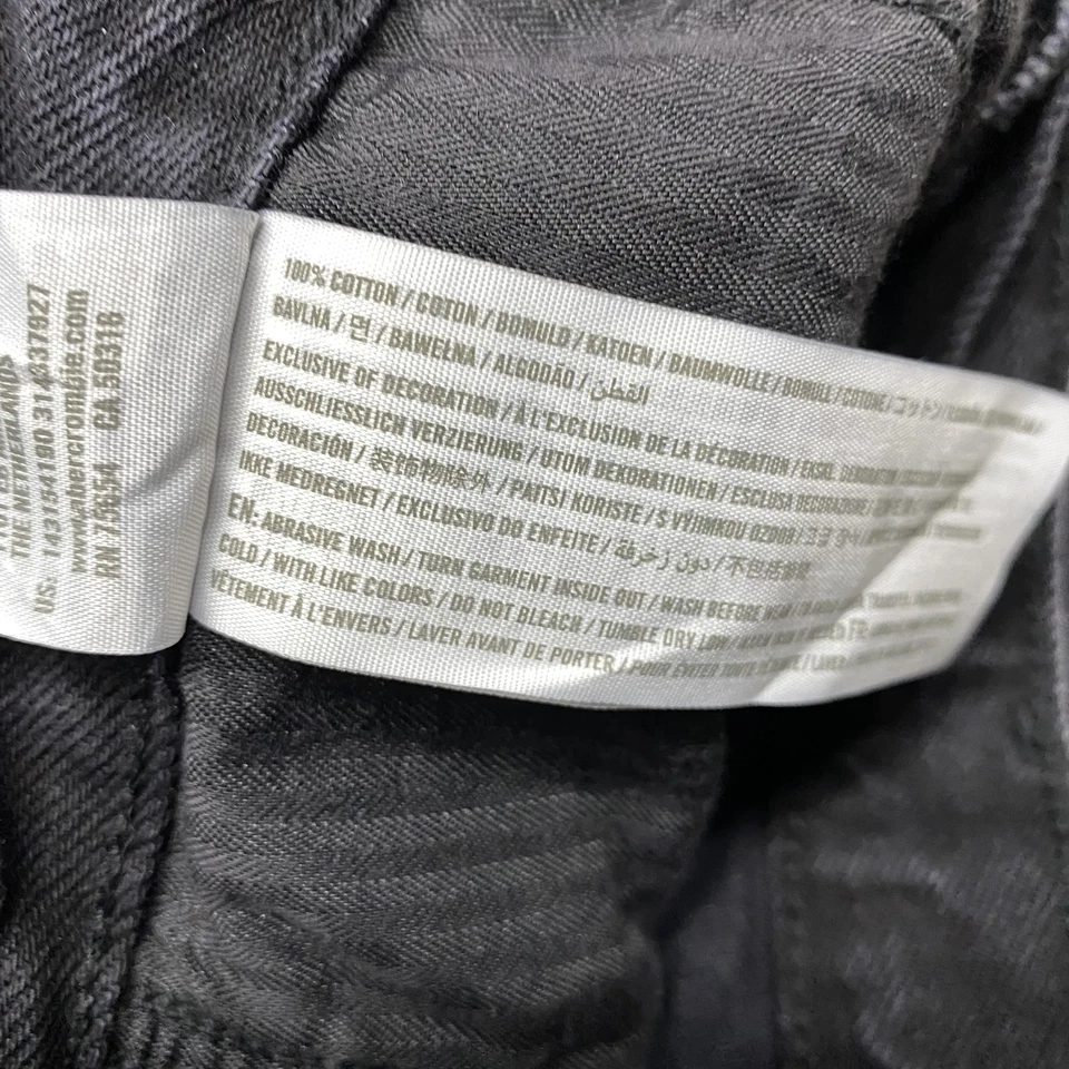 Minifalda vaquera negra con cinturón línea A de ABERCROMBIE & FITCH para mujer talla 27/4 Foto 4 de 4