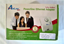 New, Sealed, AirLink 101 Powerline Ethernet Adapter Turbo 85Mbps APL8511