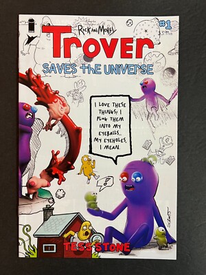 Trover Saves the Universe #1 Claudio Bubble Variant Image Comics 2021 VF