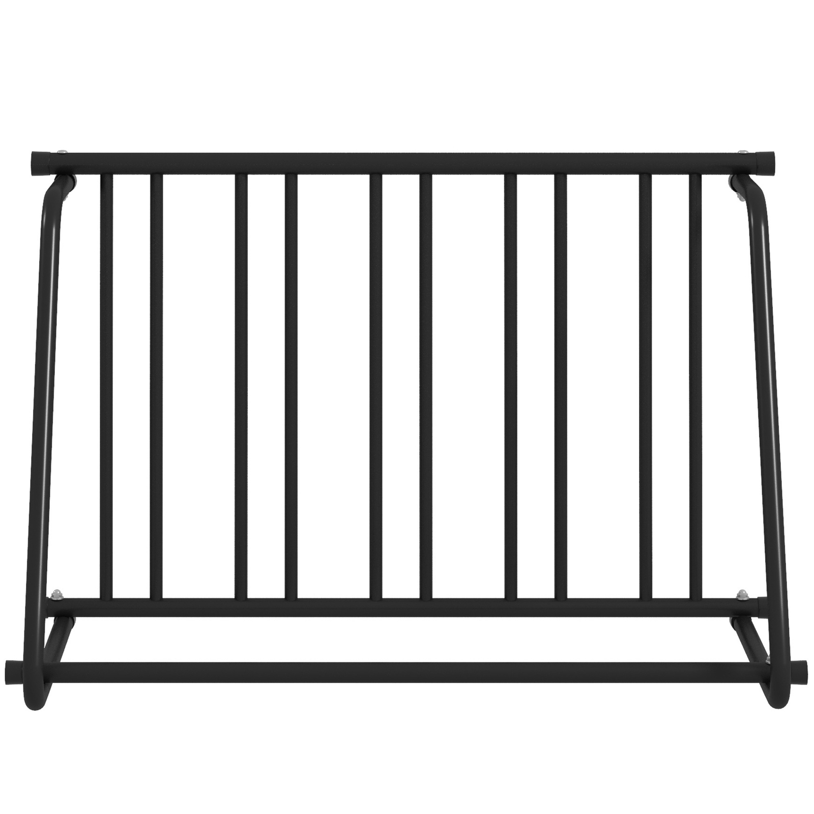 DURHAND Rastrelliera da Esterno Portabici 3 Posti, 114x58x75cm, Nero