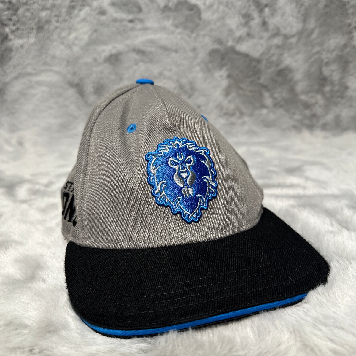 Blizzard Entertainment Hat Gray Snapback Designed by Jinx Lion