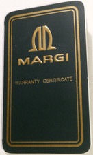 MARGI -  CERTIFICATO DI GARANZIA - USATO