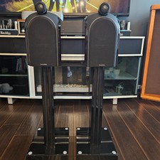 B&w Pm1 Bookshelf Audiophile Stereo Speakers & Stands Bowers & Wilkins