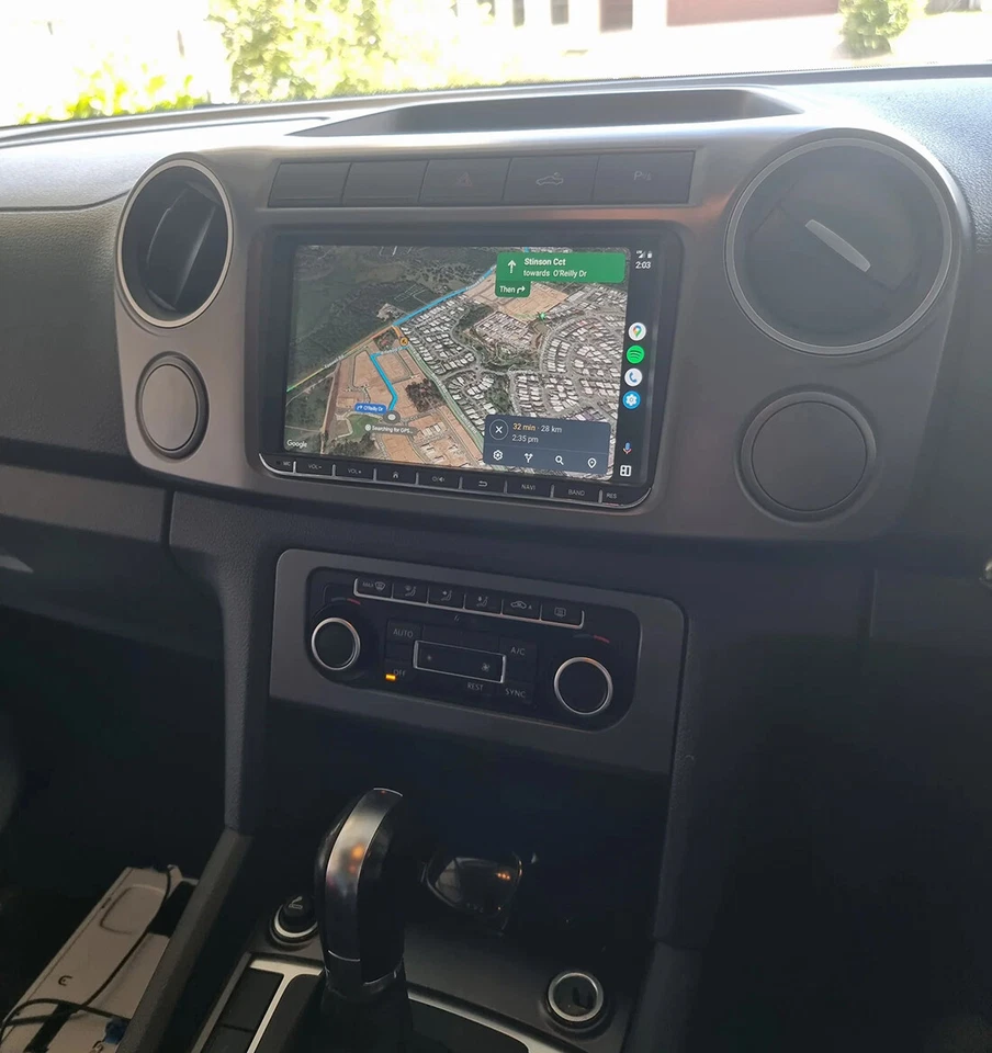 9" kabellos Android Apple Carplay Autoradio Für VW Amarok 2010-2016 GPS SWC WIFI - Bild 3 von 4