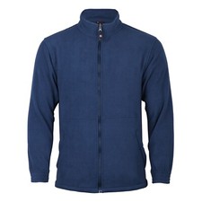 MENS FLEECE JACKET Full Zip up with Pocket Outdoor Work Classic FLEECE JACKET UK