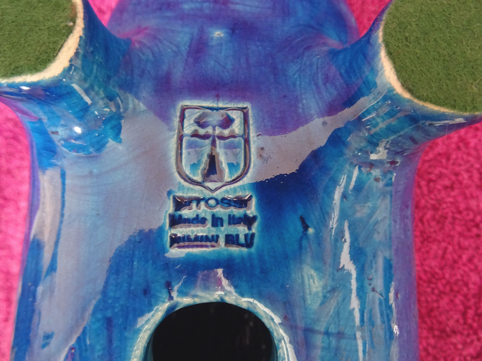 Stunning Bitossi Pottery Rimini Blu Pig Figurine eBay