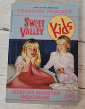Sweet Valley Kids #42 "Jessica's Monster Nightmare" Francine Pascal Book