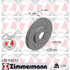 2x ZIMMERMANN Sport Z Bremsscheibe 430.1482.52