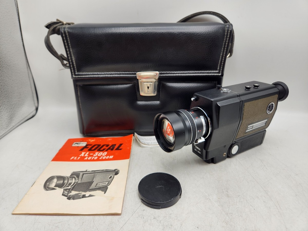 Vintage Focal XL-300 F1.1 Auto Zoom Super 8 Movie Film Camera