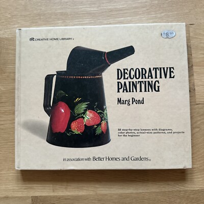Decorative Painting by Marg Pond 1974 Hardcover Vintage Folk Art Design