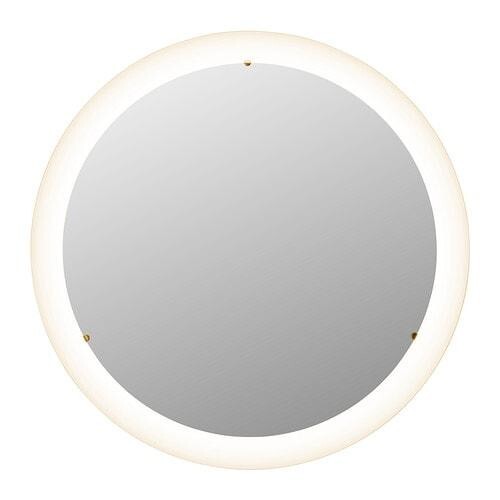 Espejo Ikea STORJORM con iluminación LED integrada, blanco 18 1/2" NUEVO 302.500.83