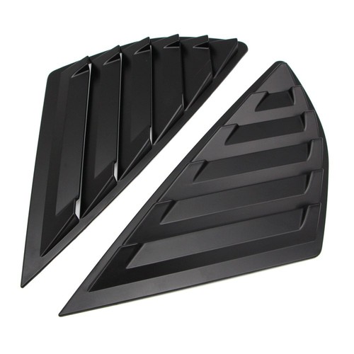 For Ford Mondeo Fusion 13-19 Side Window Quarter Louver Cover Vent Matte Black - Picture 4 of 12