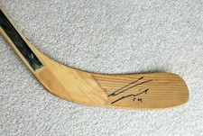 GUSTAV NYQUIST signed autographed hockey stick PROOF Minnesota Wild Blue Jackets