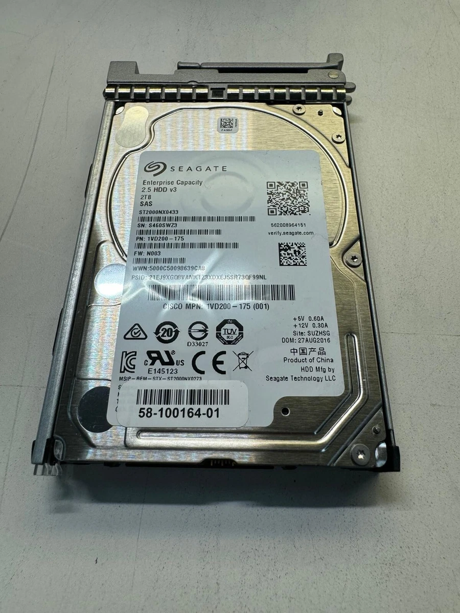 25+ Seagate Internal Hard Disk Drives 2.5 in Form Factor 2TB