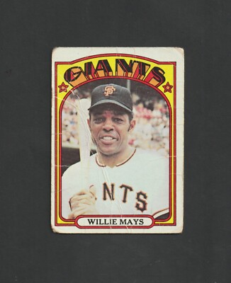 1972 Topps WILLIE MAYS #49 ~ Giants HOF ~  Low Grade Cheap