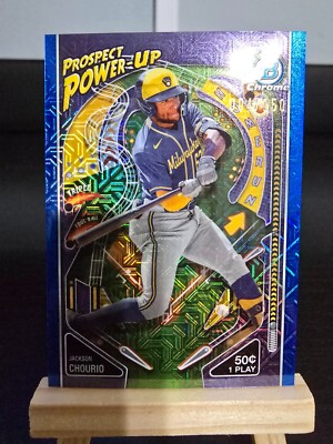 JACKSON CHOURIO 2024 Bowman Mega Prospect Power-up Blue /150  Mint RC