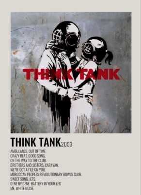 Blur Think Tank A3 Album Print Wall Art Home Decor Poster CD.