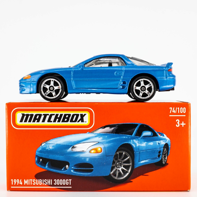 2024 Matchbox Power Grabs #74 1994 Mitsubishi 3000GT FIJI BLUE