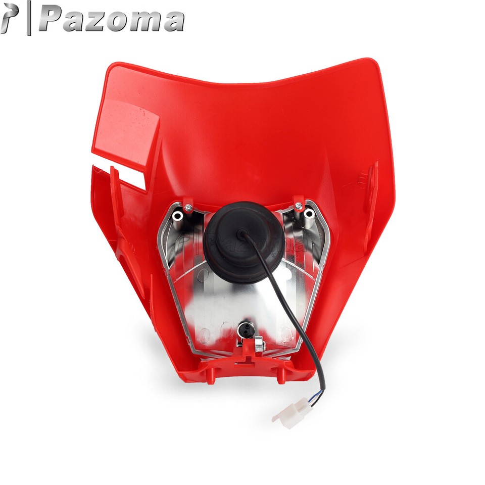 Phare LED Avec Carénage Rouge Pour Honda CRF250F/450R/X Etc. - Neuf Certifié