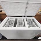 2Pcs Adjustable Freezer Baskets For Chest Freezer Expandable Deep Freezer Bx