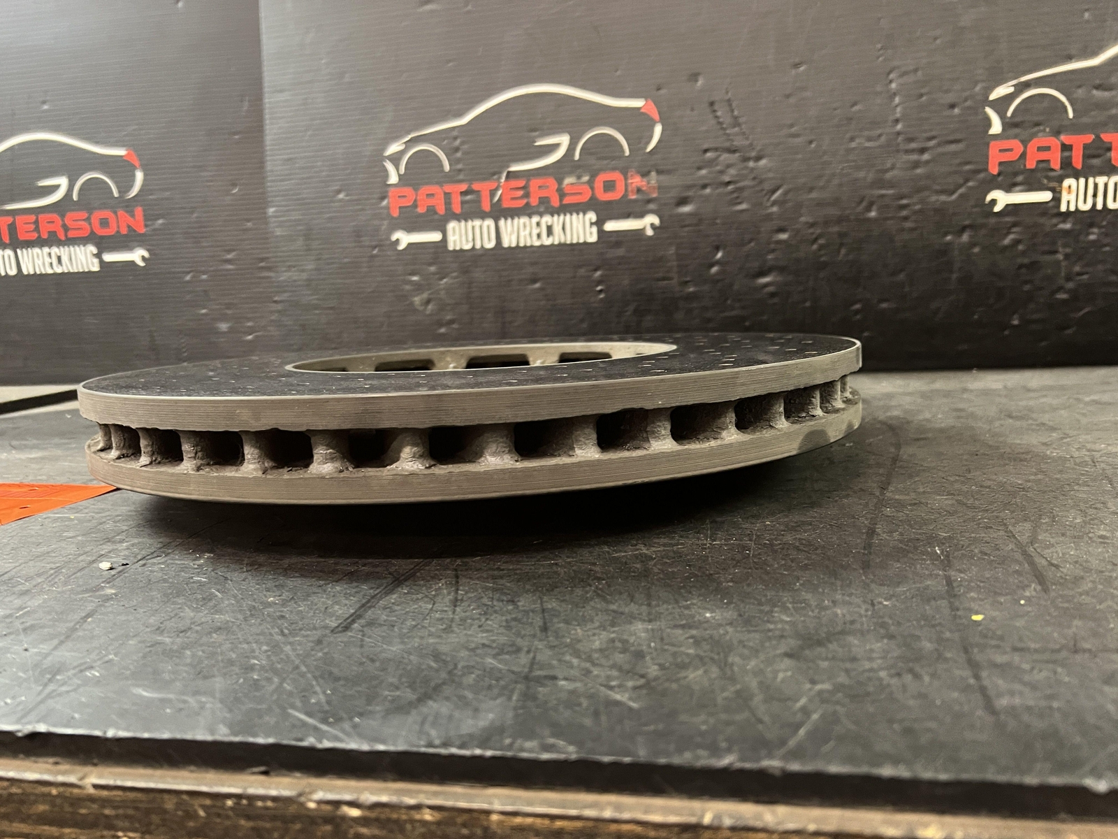 2007 BENTLEY CONTINENTAL GT DRIVER LEFT FRONT BRAKE CERAMIC ROTOR ID# 3W0615301J