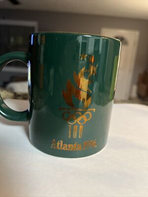 Vintage 1996 100th Olympic Games Atlanta Coffee Mug Cup Summer