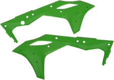 Cycra Powerflow Intake Radiator Shrouds Green