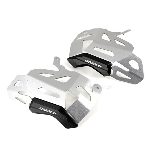 Silver Engine Cylinder Head Guard Protector Cover For BMW R1250 GS/ADV/R/RS/RT - Picture 5 of 9