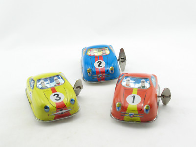 Blechspielzeug -  Rennwagen - DBS 1+2+3 (3er Set im Karton) 1010123	
