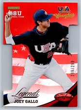 Joey Gallo 2013 USA Baseball Champions Certified Die-Cuts #21 Mirror Red /299