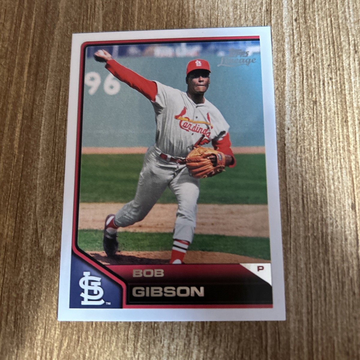 2011 Topps #155 Bob Gibson Diamond Anniversary Platinum