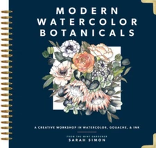 Modern Watercolor Botanicals: A Creative Workshop in Watercolor, Gouache - GOOD
