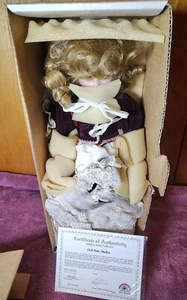 Kais Porcelain Madlyn Holiday Doll COA 308/2000 Janis Berard 18" American Artist