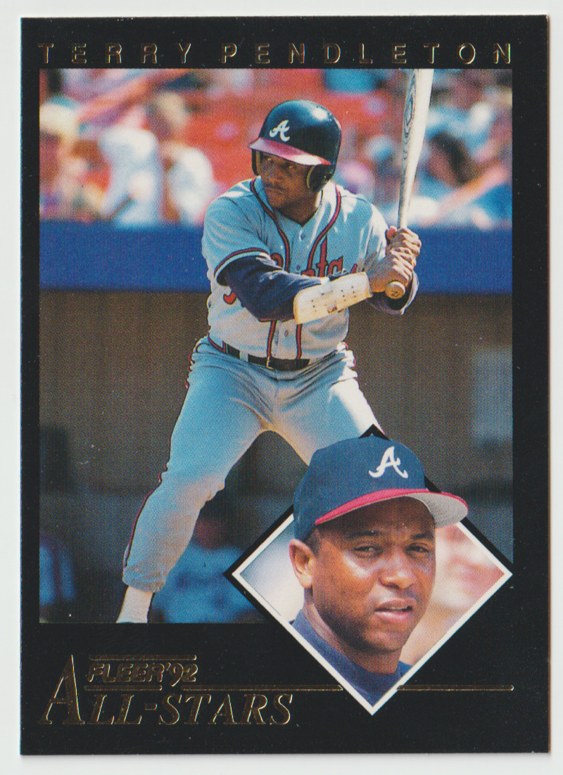 1992 Fleer Baseball All-Stars #15 Terry Pendleton - Atlanta Braves