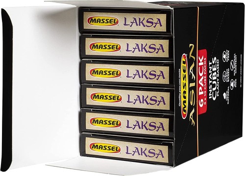 Massel Asian Laksa Cubes - Plant Based, Gluten-Free, 105g x 6 Pack Free Ship AU - Picture 4 of 10