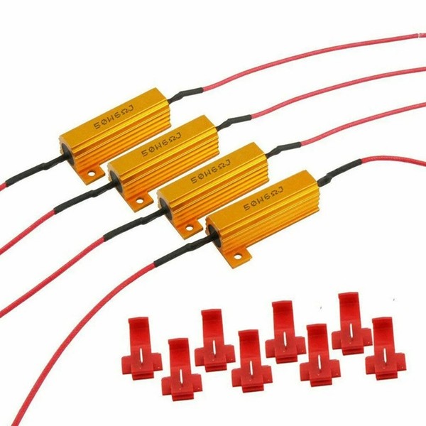 4 StüCk 50W 6 Ohm Power Lastwiderstand FüR LED Anzeige VorschaltgeräT Elektronik-image