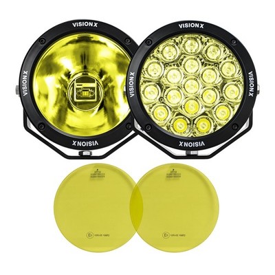 Vision X Lighting P-CG2CP6SYLKIT 6.7'' Yellow Lenses (Pair)