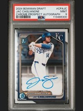 2024 Bowman Draft - Chrome Prospect Autographs Jac Caglianone #CPA-JC (AU, RC)