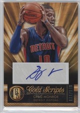 2013-14 Panini Gold Standard Gold Scripts 111/149 Greg Monroe #28 Auto 0v1