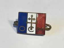 INSIGNIA-Resistance-OCM-CROIX de LORRAINE-FRANCE-1940-45-WW2